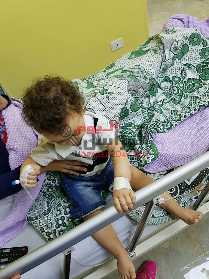 أحمد شاهر نور الدين وهو في أحد المستشفيات الكبرى بالقاهرة